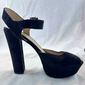 Candie’s Black‎ Platform Heels | Size 7.5
